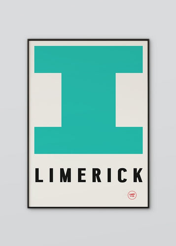 Inspired by the GAA county colours of Green and white, our Limerick poster is beautifully screen printed by hand