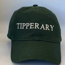 Load image into Gallery viewer, Green cap with &#39;Tipperary&#39; text  embroidered in white on a green background
