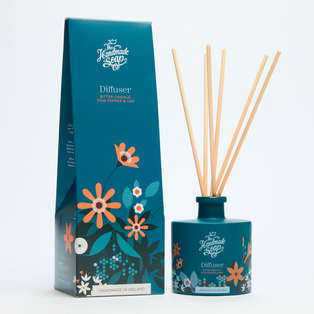 Reed Fragrance Diffuser-Bitter Orange, Pink Pepper & Hay