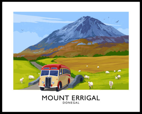 The lovely mount Errigal in Donegal.